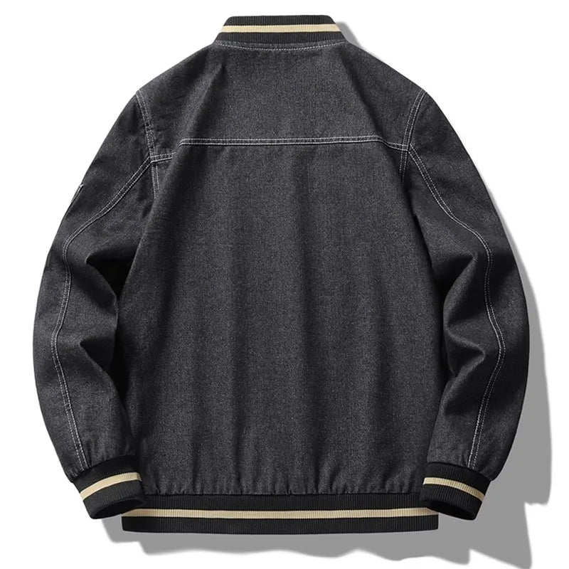 Logan™ | Varsityjacka i Denim
