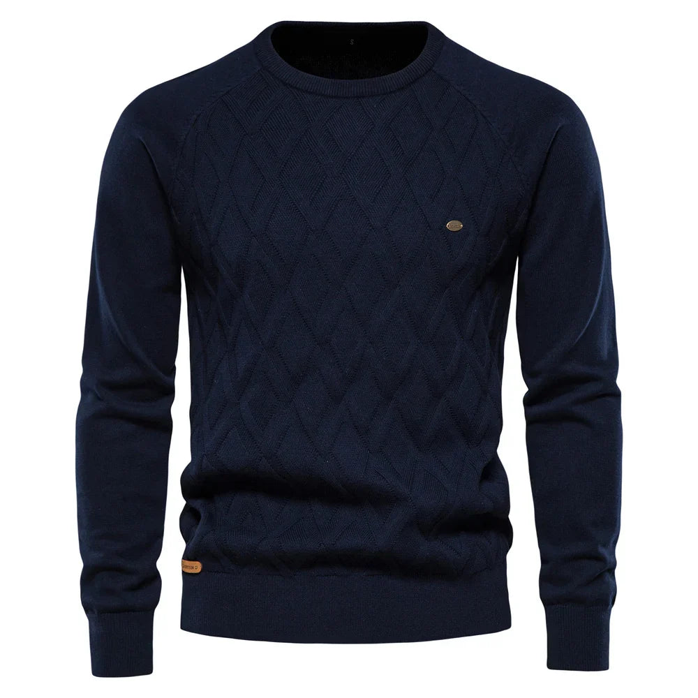 Emil™ | Herrtröja Med Rutdesign – Stilfull och Bekväm, För Din Perfekta Look