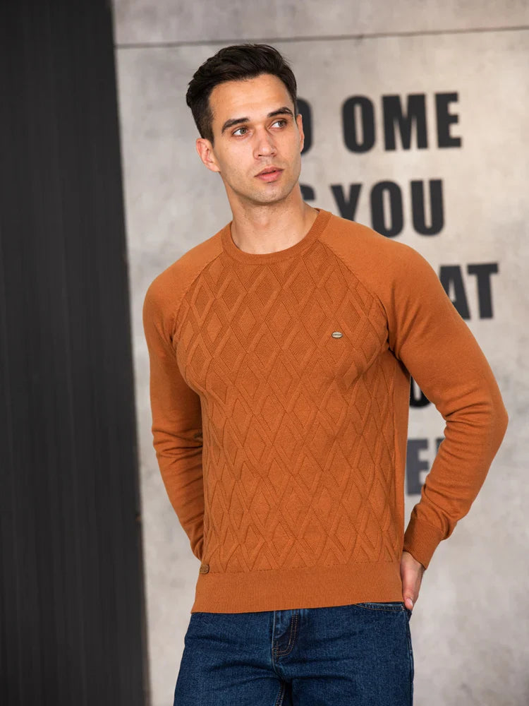Emil™ | Herrtröja Med Rutdesign – Stilfull och Bekväm, För Din Perfekta Look