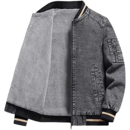 Logan™ | Varsityjacka i Denim