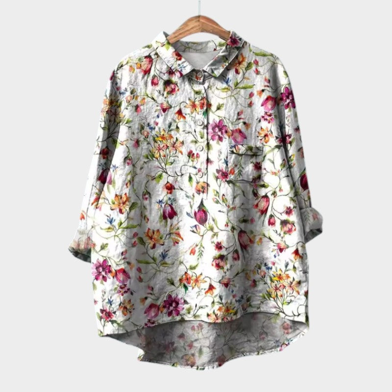 Mariska™ | Luftig Blus för en Strålande Look