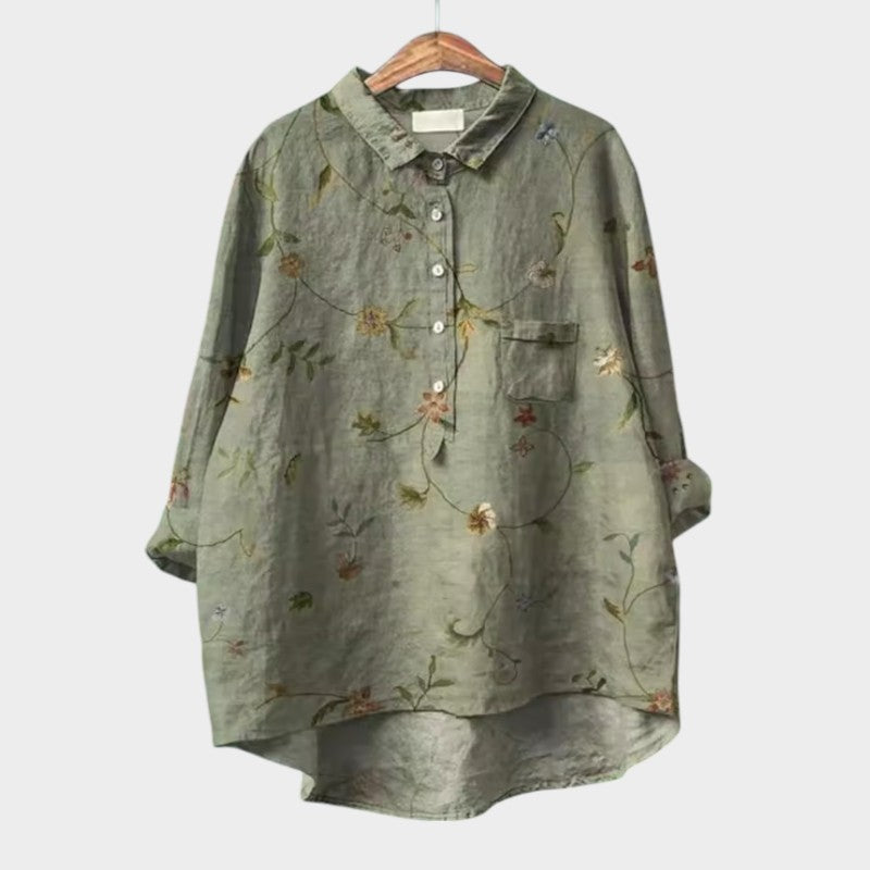 Mariska™ | Luftig Blus för en Strålande Look
