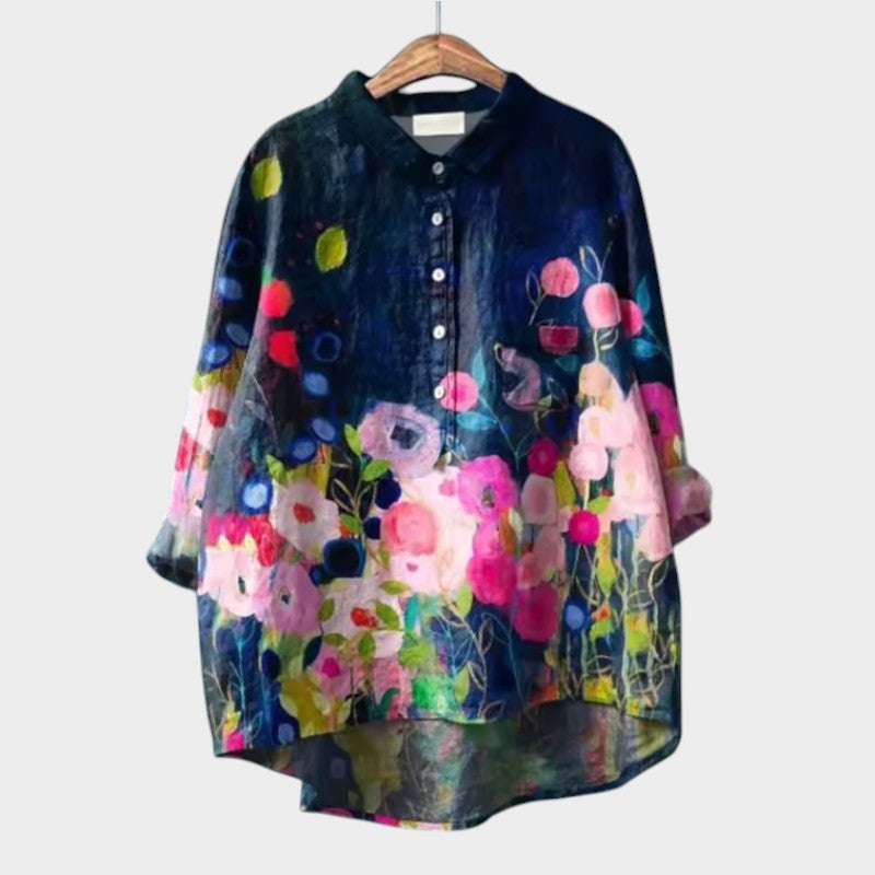Mariska™ | Luftig Blus för en Strålande Look