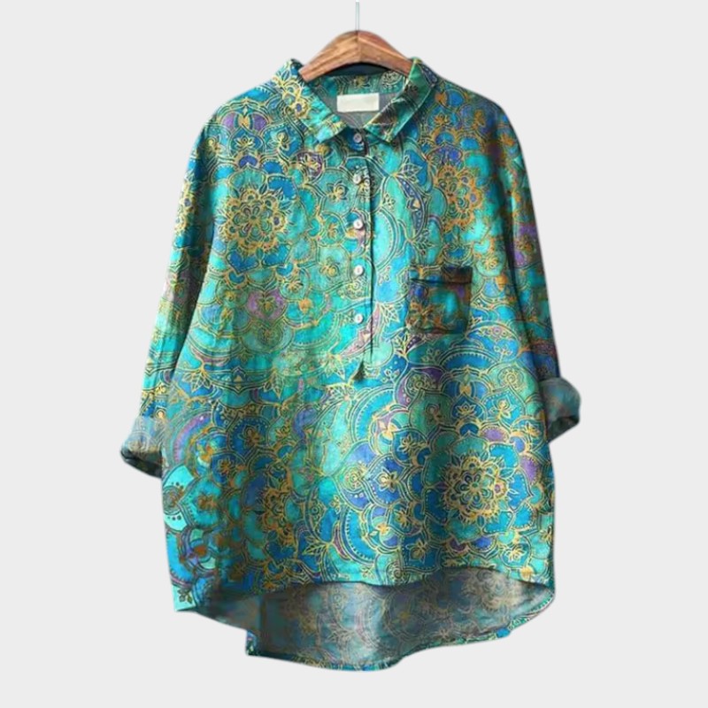 Mariska™ | Luftig Blus för en Strålande Look