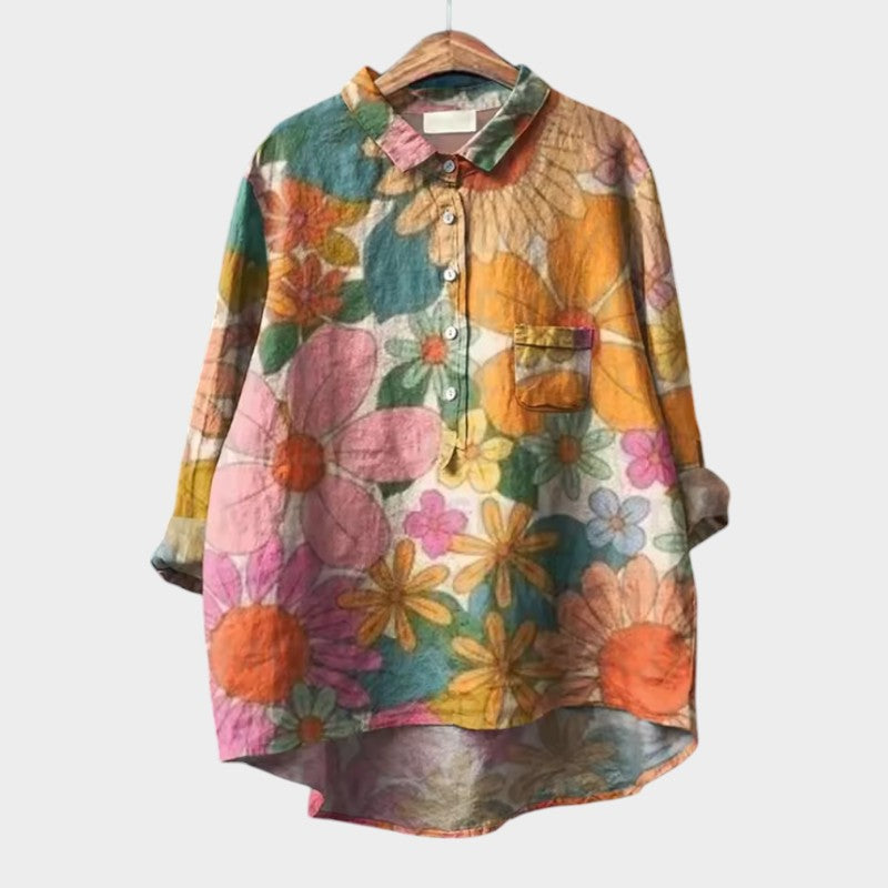 Mariska™ | Luftig Blus för en Strålande Look