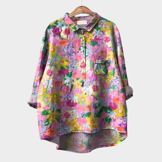 Loes™ | Luftig Blus för en Strålande Look