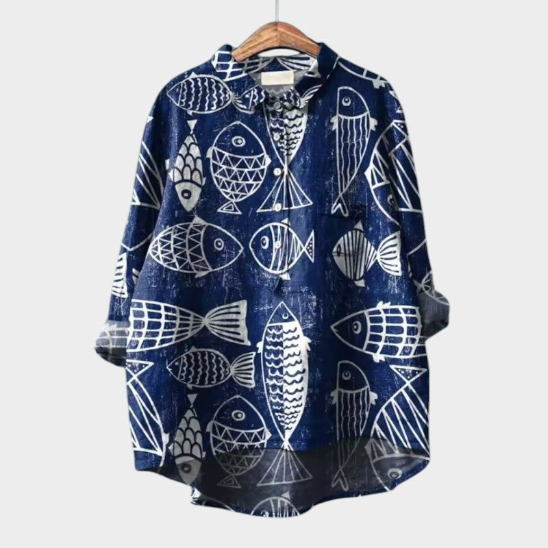 Luna™ | Luftig Blus för en Strålande Look
