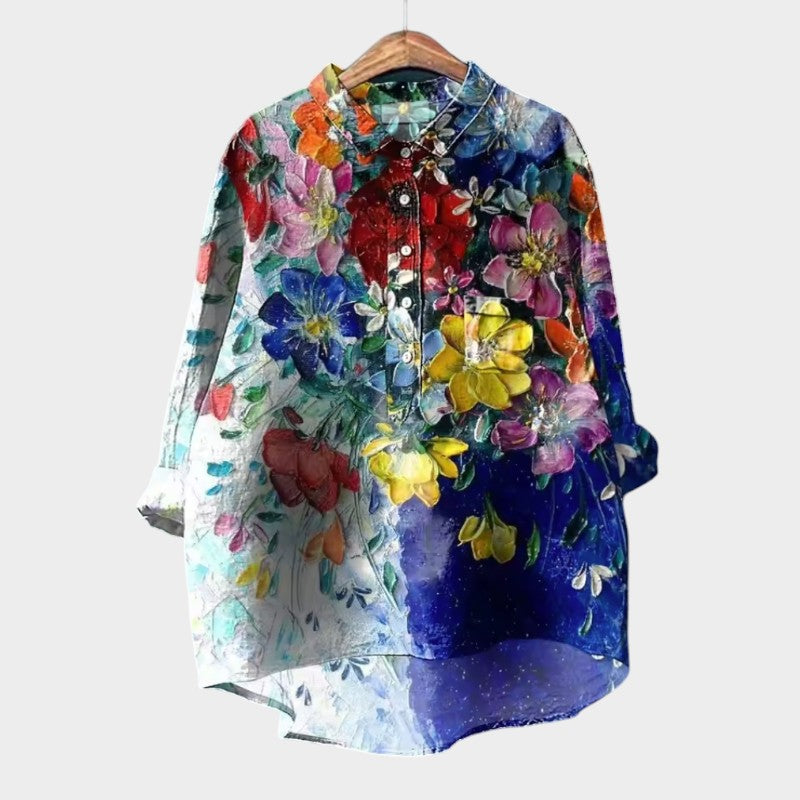 Loes™ | Luftig Blus för en Strålande Look