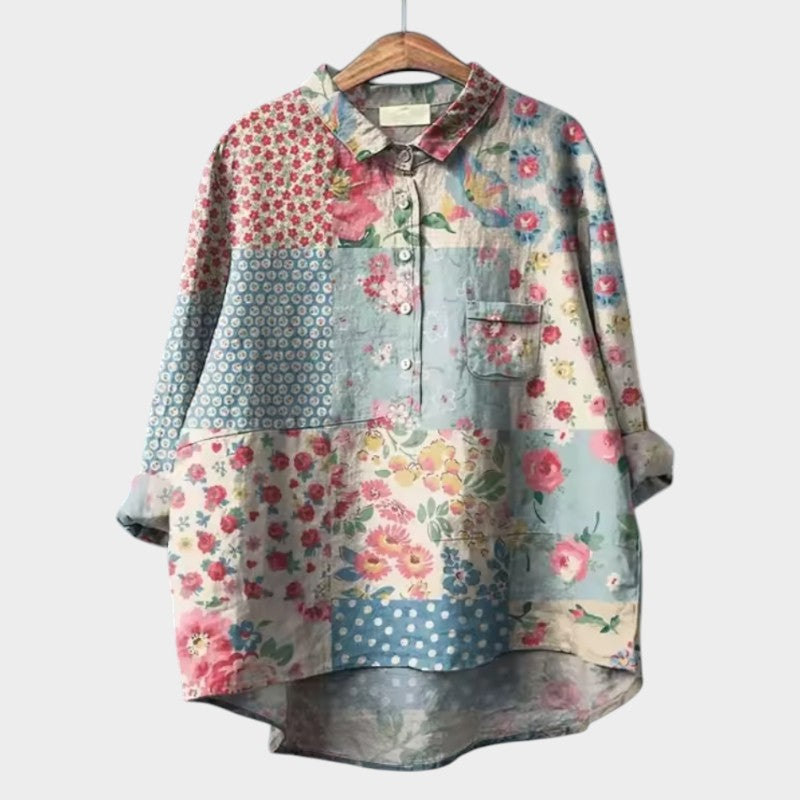 Loes™ | Luftig Blus för en Strålande Look