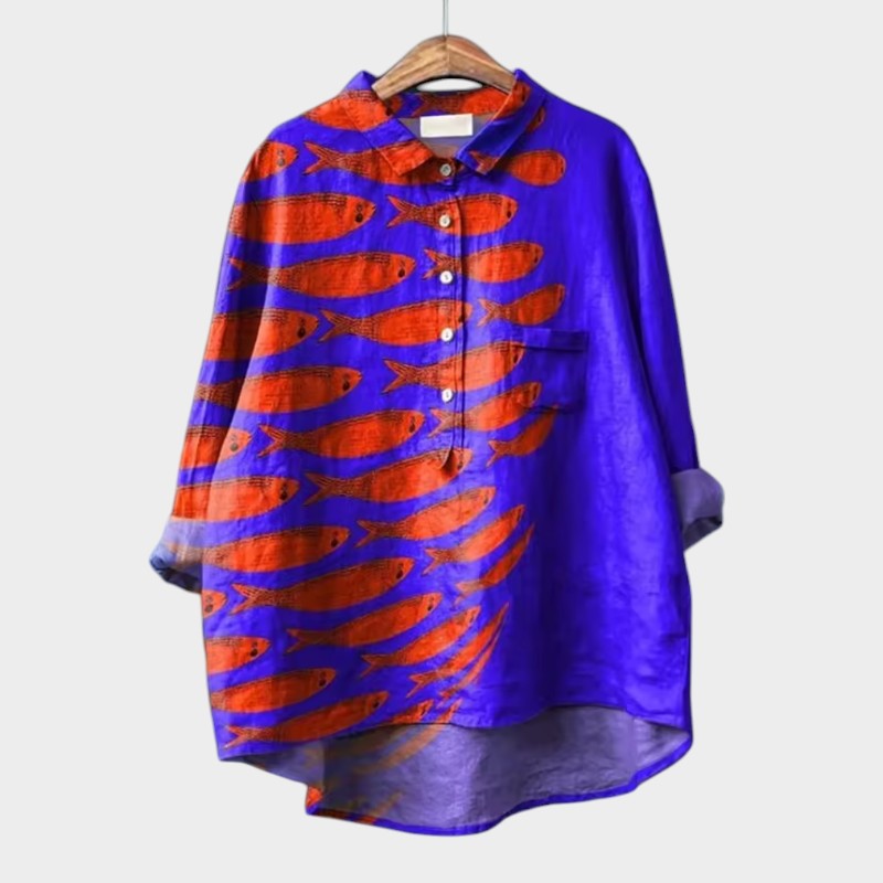 Luna™ | Luftig Blus för en Strålande Look