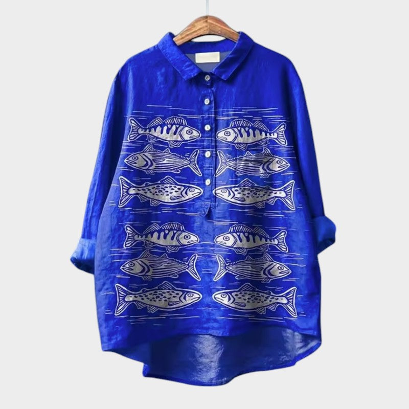 Luna™ | Luftig Blus för en Strålande Look