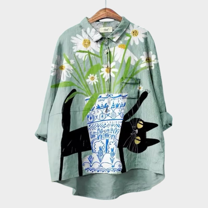 Truus™ | Luftig Blus för en Strålande Look