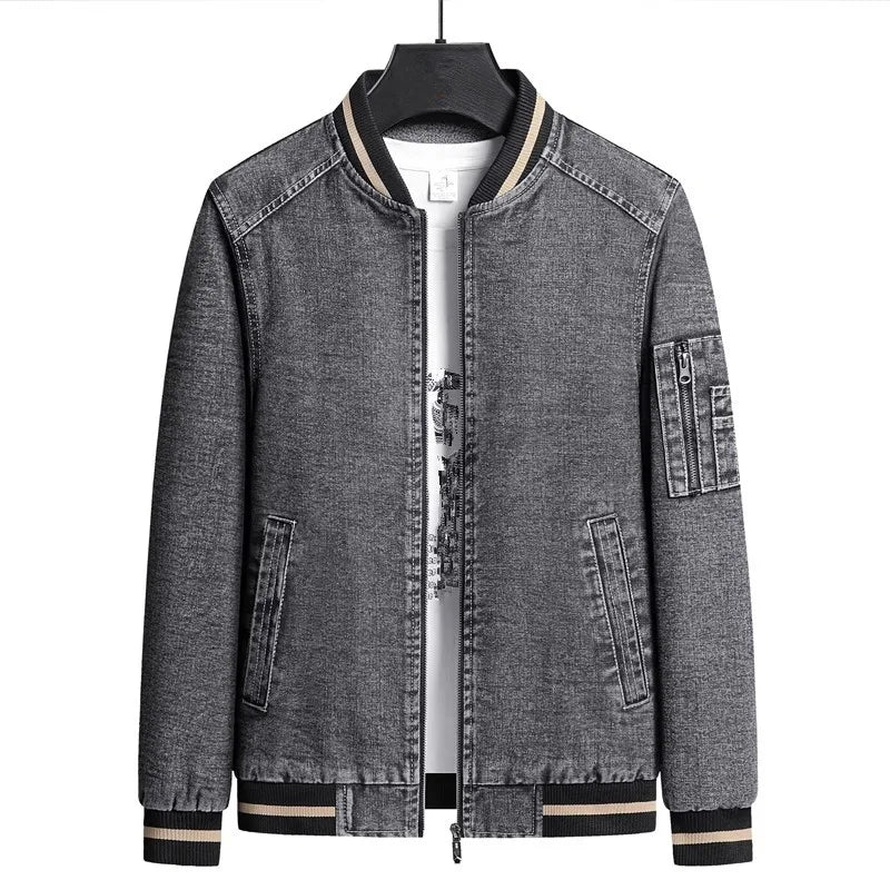 Logan™ | Varsityjacka i Denim