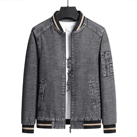 Logan™ | Varsityjacka i Denim
