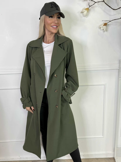 Lana™ | Tidlös Trenchcoat med Elegant Passform