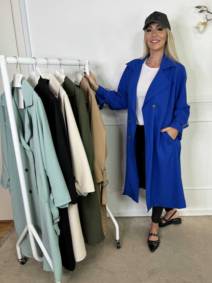 Lana™ | Tidlös Trenchcoat med Elegant Passform