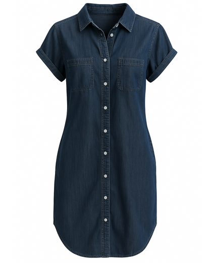 Manon™ | Stilfull A-linje Klänning med Eleganta Detaljer