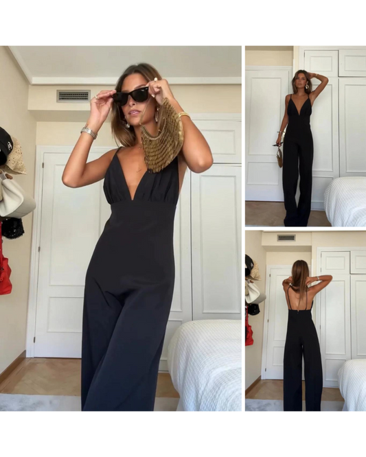 Milly™ | Jumpsuit med Stilren och Flytande Passform