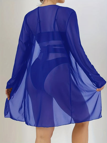 Dahnee™ | Förförisk Cut-Out Bikini Set med Cover-Up