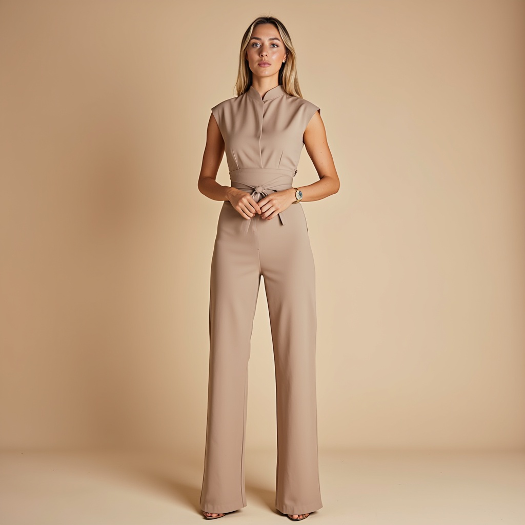 Chantal – Ärmlös Jumpsuit