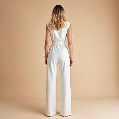 Chantal – Ärmlös Jumpsuit