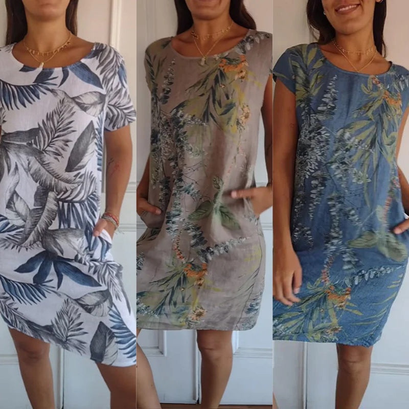 Liz™ | Raffinerad Elegans i Botanisk Tryck