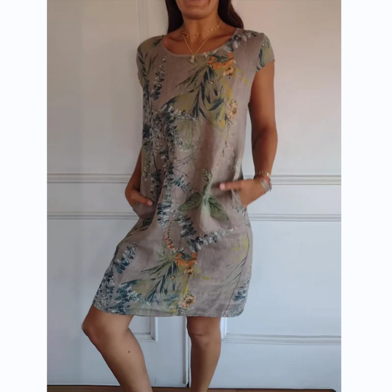 Liz™ | Raffinerad Elegans i Botanisk Tryck